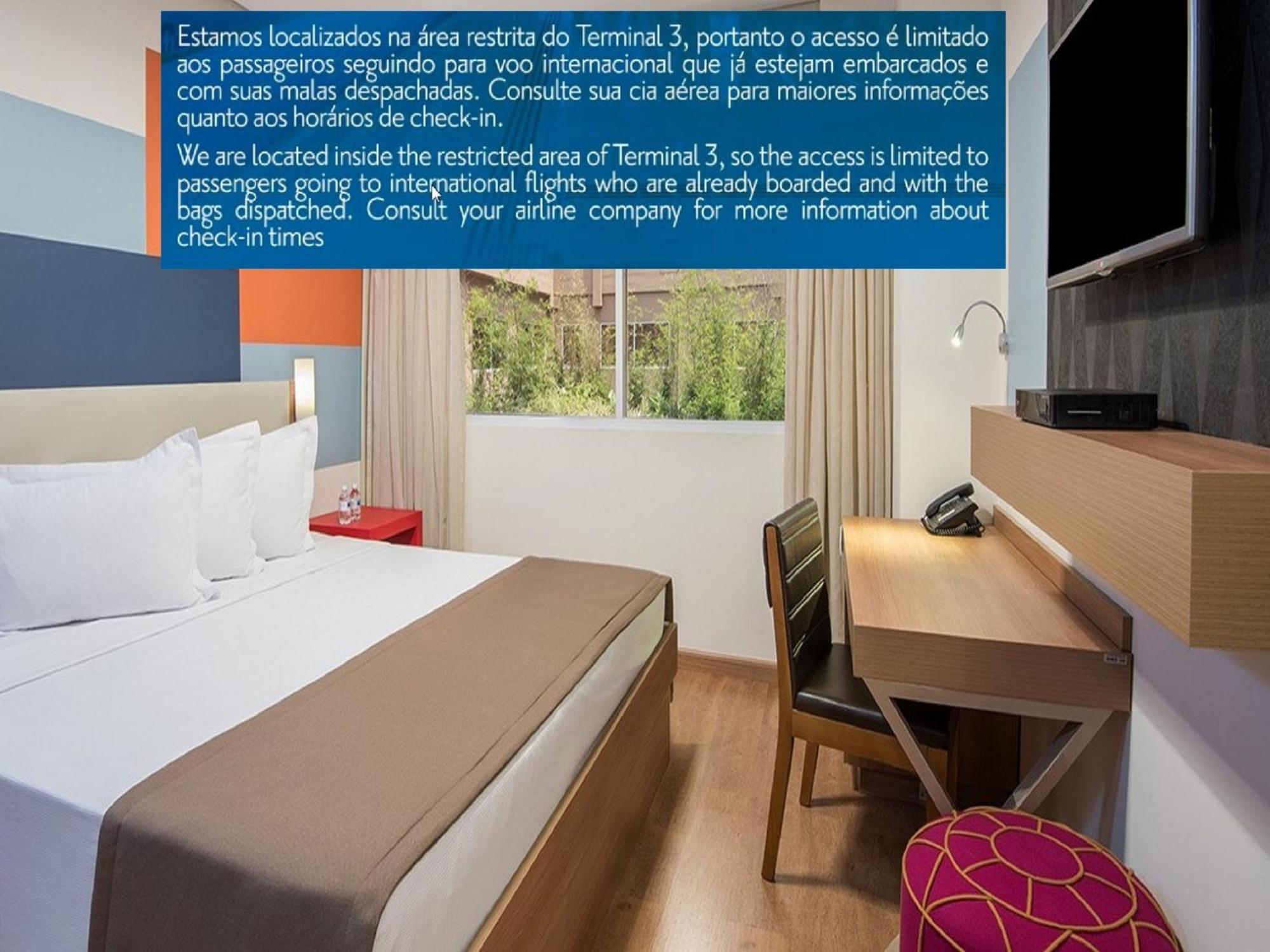Tryp By Wyndham Sao Paulo Airport - Hotel De Transito Terminal 3 -Lado Ar - Area Restrita A Passageiros Ja Embarcados - Piso 1 Guarulhos Esterno foto