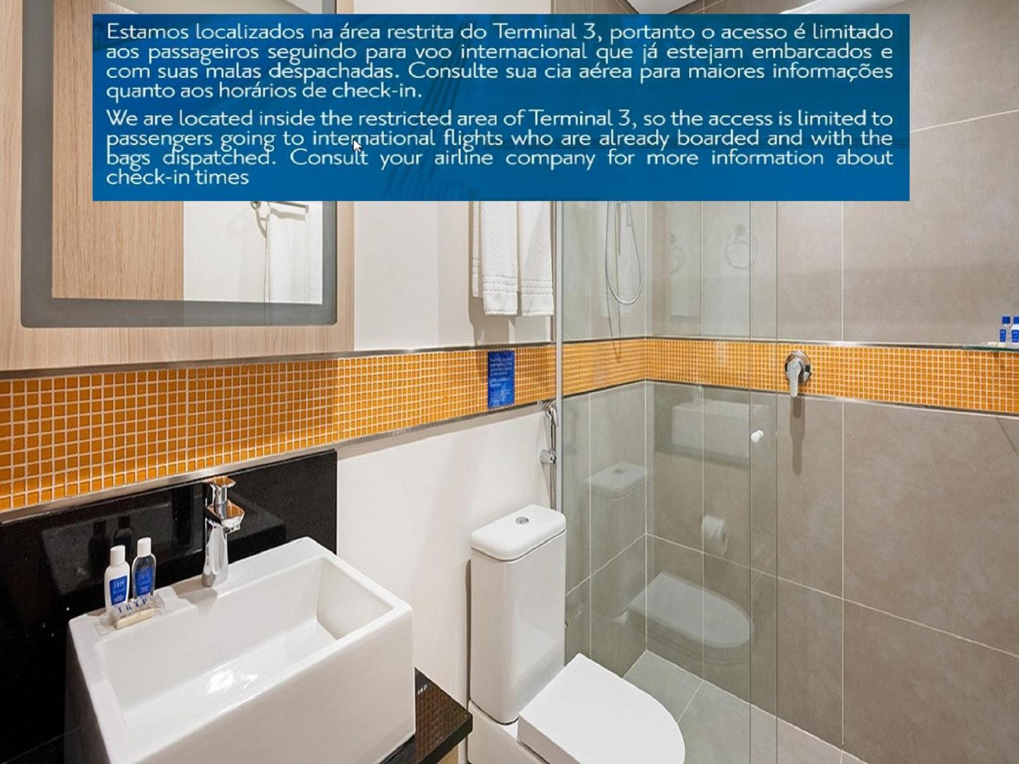 Tryp By Wyndham Sao Paulo Airport - Hotel De Transito Terminal 3 -Lado Ar - Area Restrita A Passageiros Ja Embarcados - Piso 1 Guarulhos Esterno foto