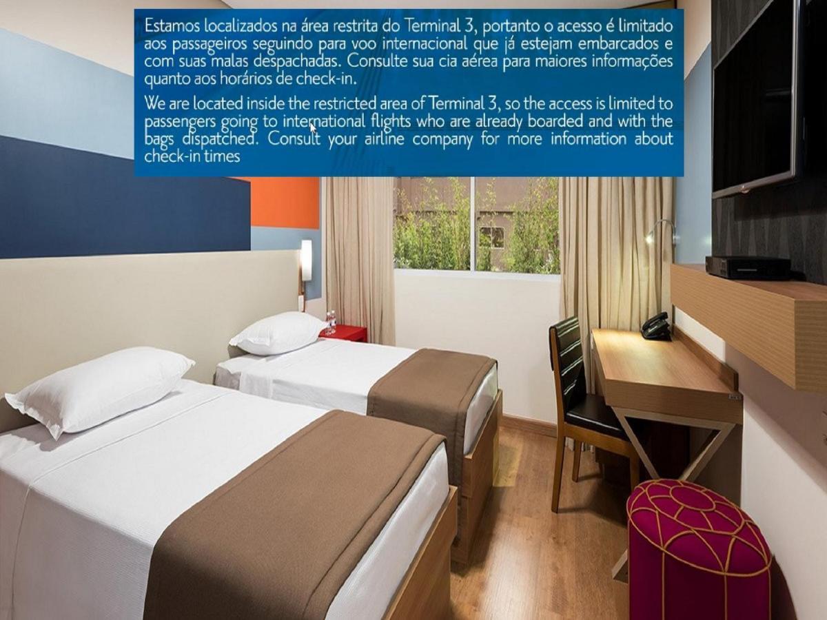 Tryp By Wyndham Sao Paulo Airport - Hotel De Transito Terminal 3 -Lado Ar - Area Restrita A Passageiros Ja Embarcados - Piso 1 Guarulhos Esterno foto