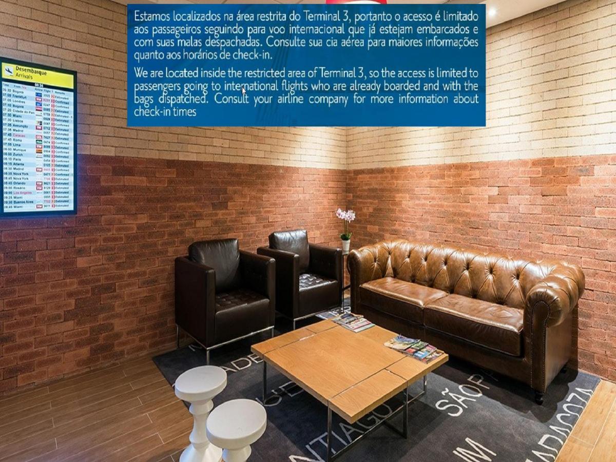 Tryp By Wyndham Sao Paulo Airport - Hotel De Transito Terminal 3 -Lado Ar - Area Restrita A Passageiros Ja Embarcados - Piso 1 Guarulhos Esterno foto