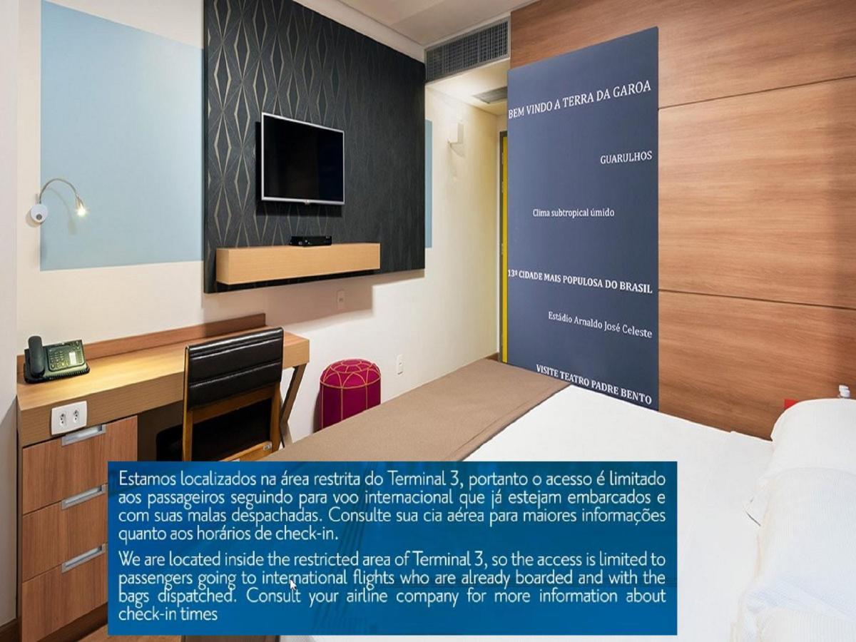 Tryp By Wyndham Sao Paulo Airport - Hotel De Transito Terminal 3 -Lado Ar - Area Restrita A Passageiros Ja Embarcados - Piso 1 Guarulhos Esterno foto