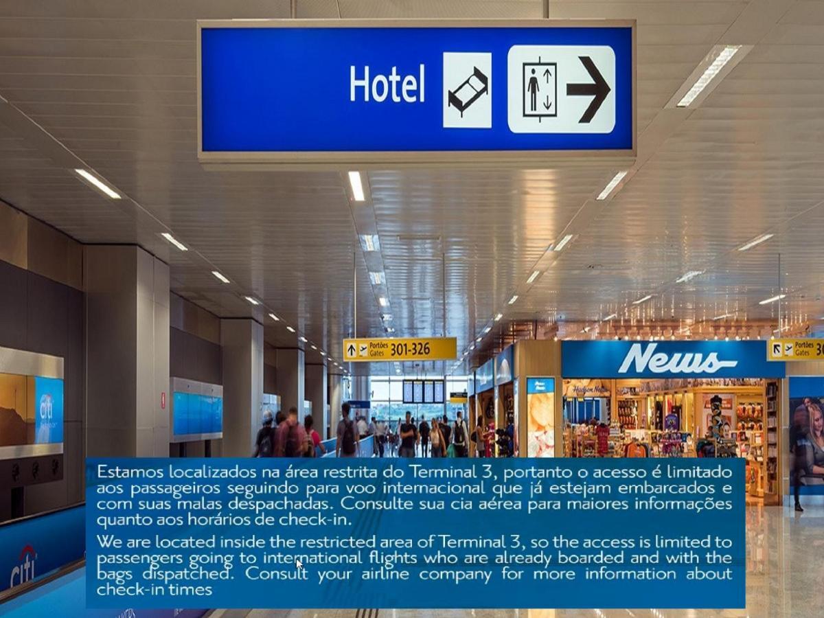Tryp By Wyndham Sao Paulo Airport - Hotel De Transito Terminal 3 -Lado Ar - Area Restrita A Passageiros Ja Embarcados - Piso 1 Guarulhos Esterno foto